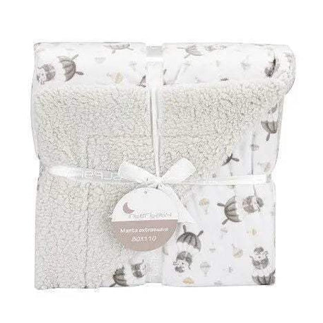 Interbaby couverture junior bulles 80 x 110 cm gris - Interbaby - pour bébé Maroc -www.babyboss.ma