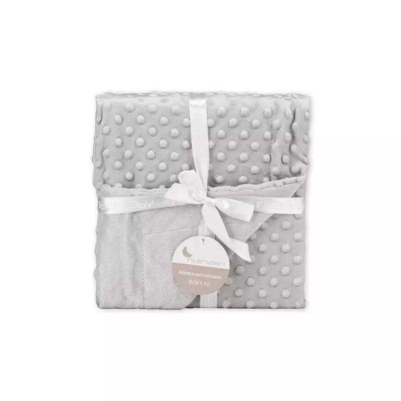 Interbaby couverture junior bulles 80 x 110 cm Gris - Interbaby - pour bébé Maroc -www.babyboss.ma