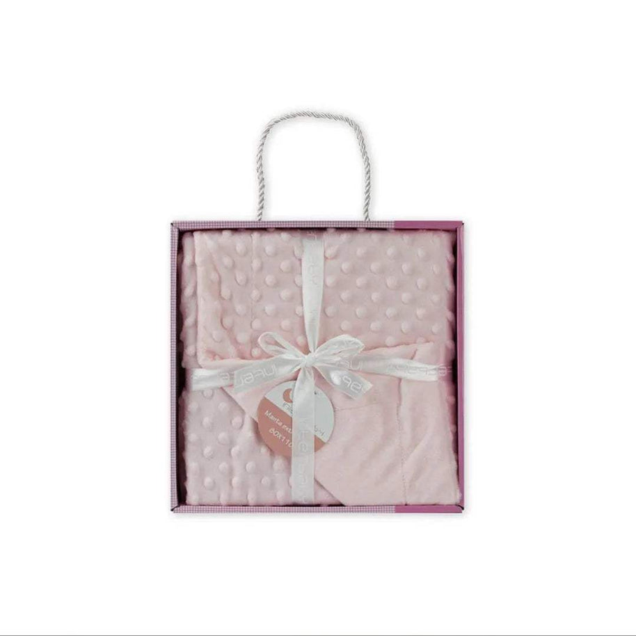 Interbaby couverture junior bulles 80 x 110 cm rose - Interbaby - pour bébé Maroc -www.babyboss.ma