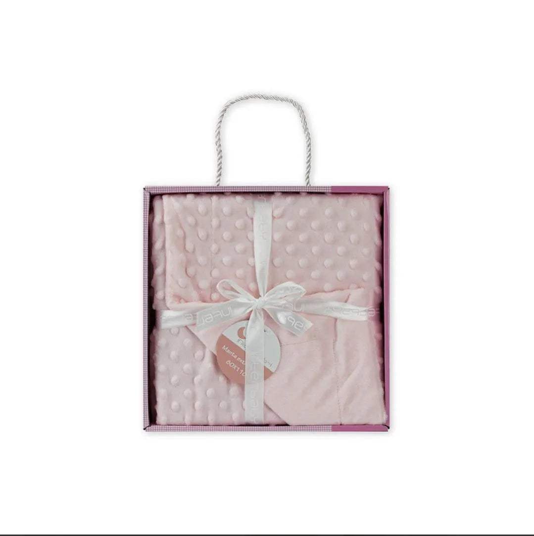 Interbaby couverture junior bulles 80 x 110 cm rose - Interbaby - pour bébé Maroc -www.babyboss.ma
