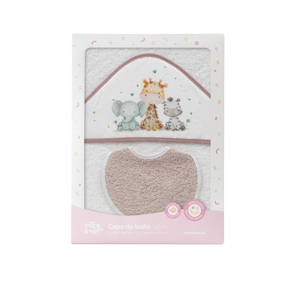 interbaby_cap_de_bain_100100_et_bavoir-51612804743479-bebe-babyboss.ma-maroc - Babyboss.ma -bebe-maroc