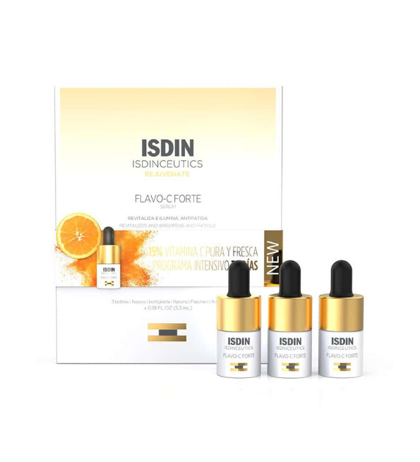 Isdin-flavo-c-Forts-serum-15-3-flacons-1 - Babyboss.ma -bebe-maroc