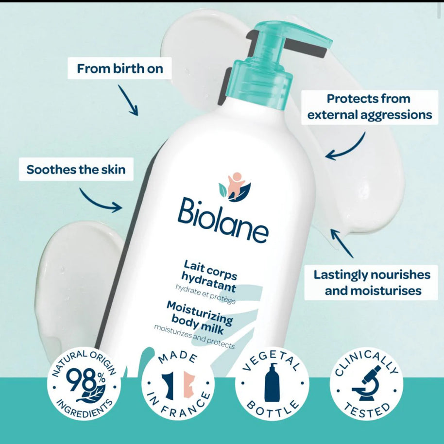 Lait Hydratant Bébé Corps Douceur - Biolane - Bain et toilette - Babyboss.ma
