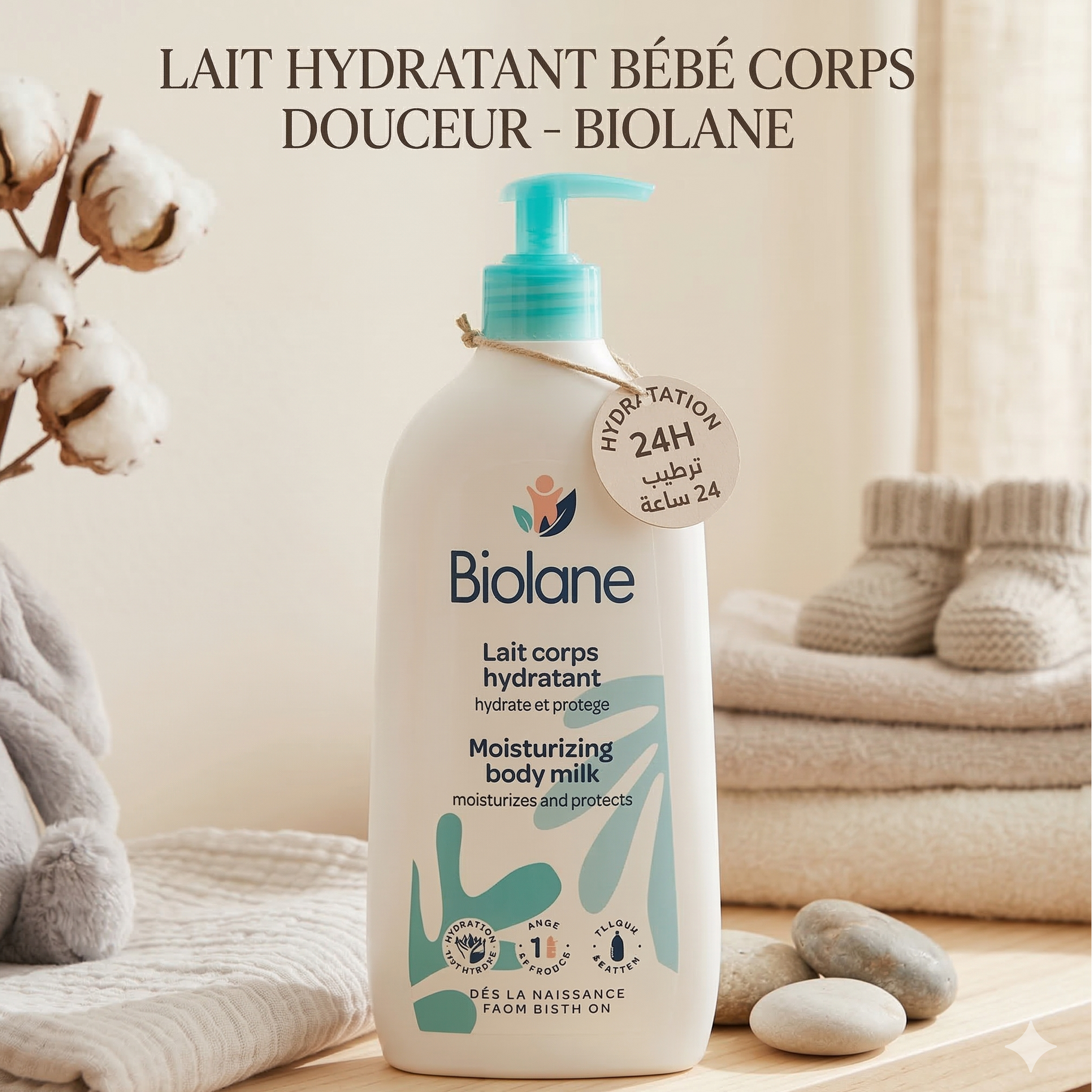 Lait Hydratant Bébé Corps Douceur - Biolane