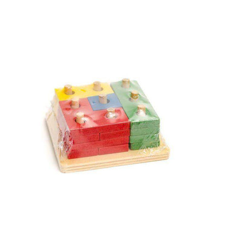 Lego en bois - flash - pour bébé Maroc -www.babyboss.ma