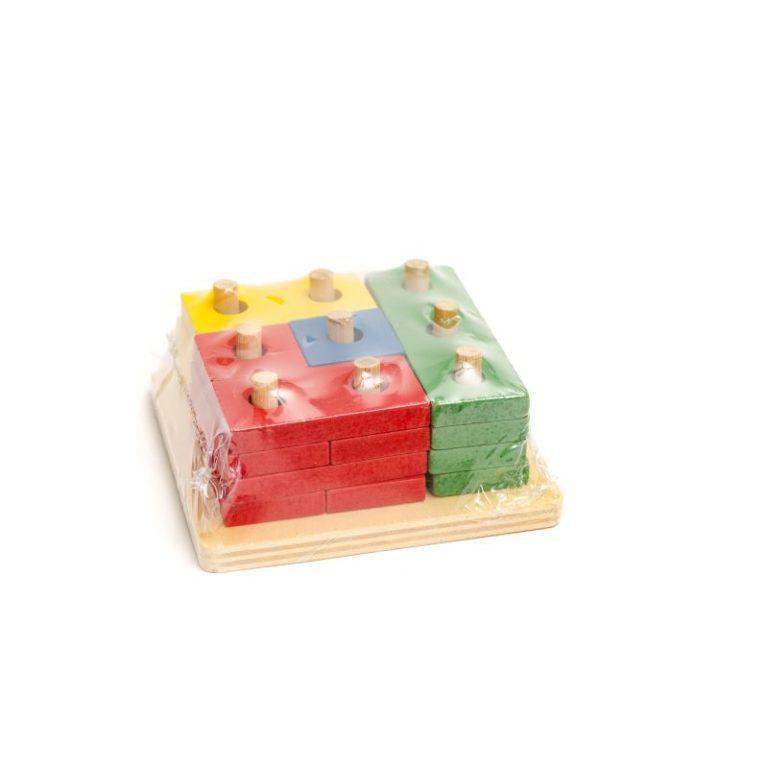 Lego en bois - flash - pour bébé Maroc -www.babyboss.ma