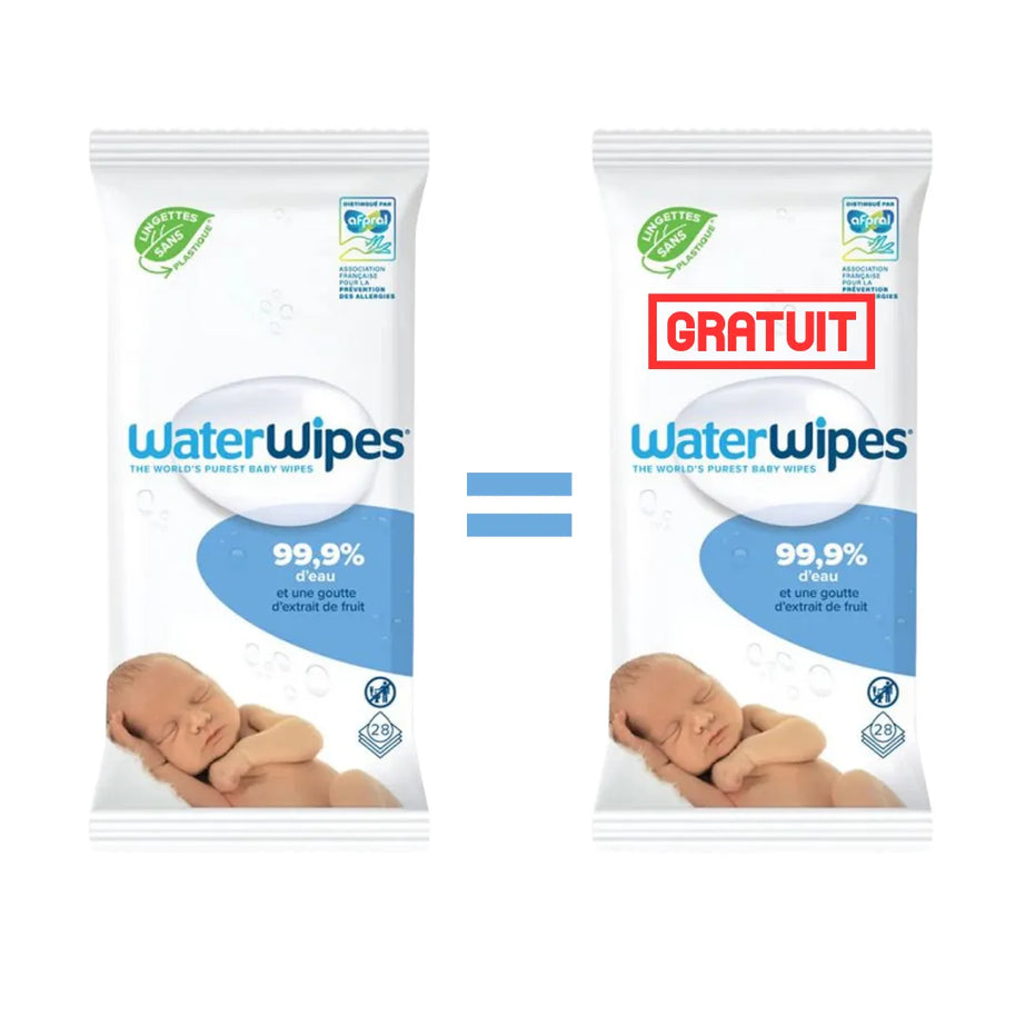 Lingettes Bébé WaterWipes x28 x 2 - WaterWipes - pour bébé maroc