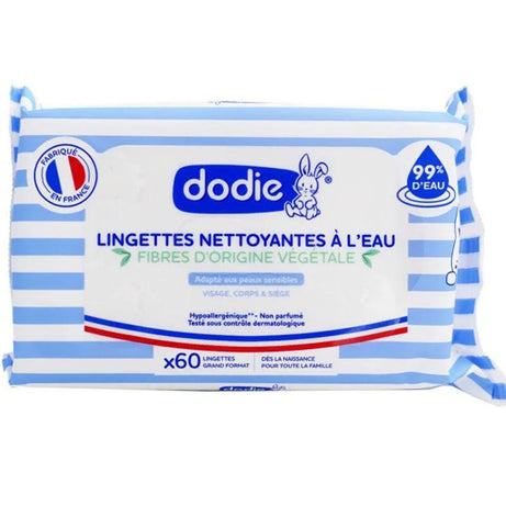 Lingettes Dodie Nettoyantes Dermo-Apaisantes 3 en 1 x70 - Babyboss.ma - Dodie - pour bébé maroc