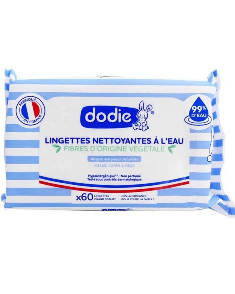 Lingettes Dodie Nettoyantes Dermo-Apaisantes 3 en 1 x70 - Babyboss.ma - Dodie - pour bébé maroc