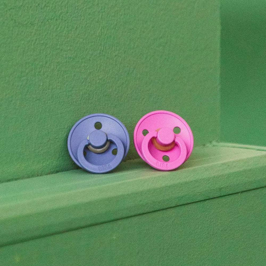 Lot de 2 Sucettes Bibs - Bubblegum/Peri - Bibs - Sucettes pour bébé Maroc -www.babyboss.ma