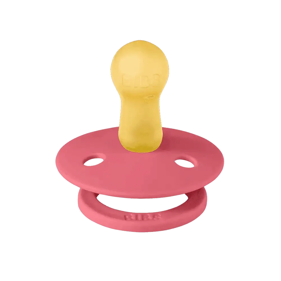 Lot de 2 Sucettes Bibs - Dusty Pink/Coral - Bibs - Sucettes pour bébé Maroc -www.babyboss.ma