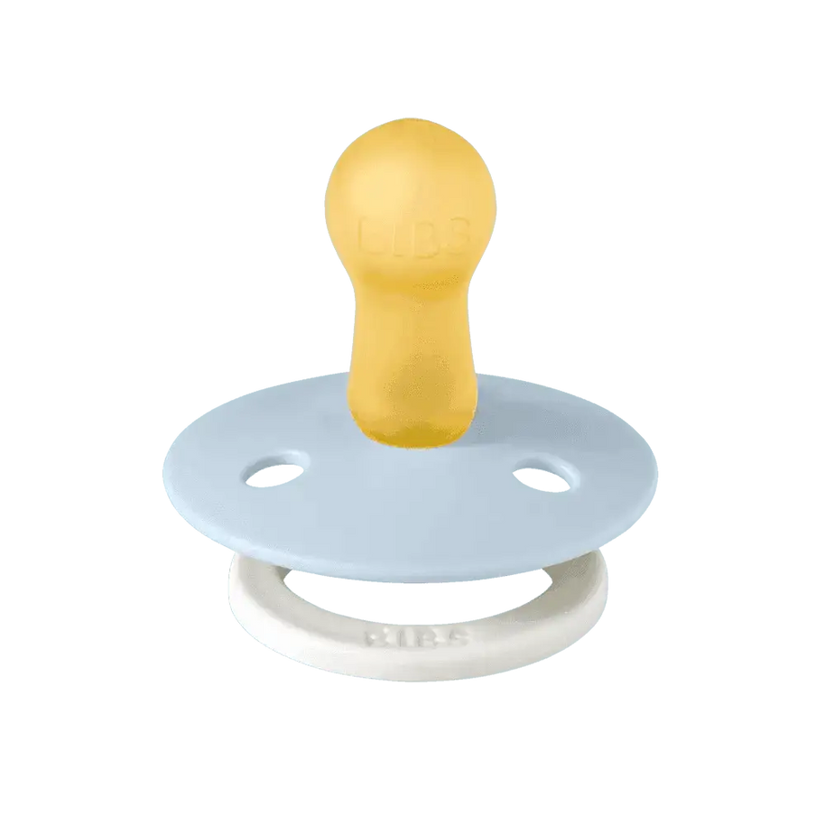 Lot de 2 Sucettes Bibs GLOW - Iron/Baby Blue - Bibs - Sucettes pour bébé Maroc -www.babyboss.ma