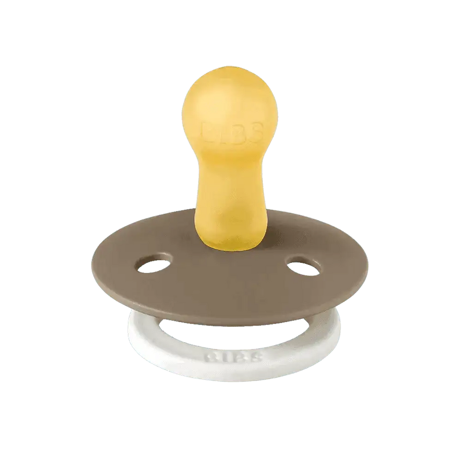 Lot de 2 Sucettes Bibs GLOW - Vanilla/Dark Oak - Bibs - Sucettes pour bébé Maroc -www.babyboss.ma