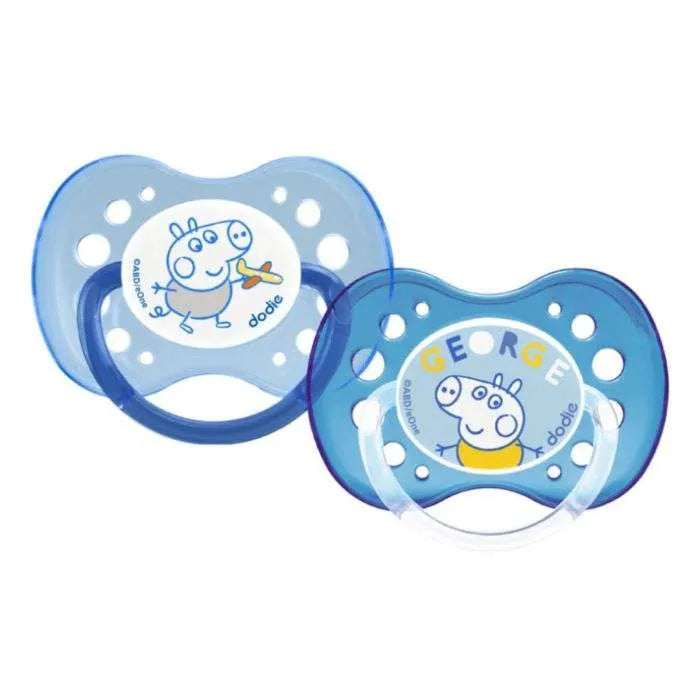 Lot de 2 Sucettes Dodie Anatomiques 18m+ - peppa pig - Dodie - pour bébé maroc