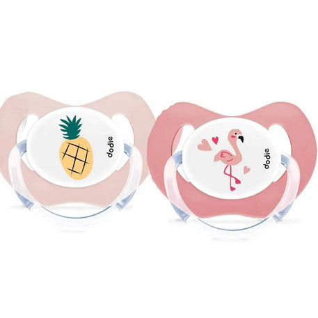 Lot de 2 Sucettes Dodie Physiologique 6m+ - Dodie - Sucettes pour bébé Maroc -www.babyboss.ma