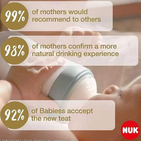 Lot de 2 Tétine Nature Sense 0-6M Taille S - NUK - NUK - Tétines