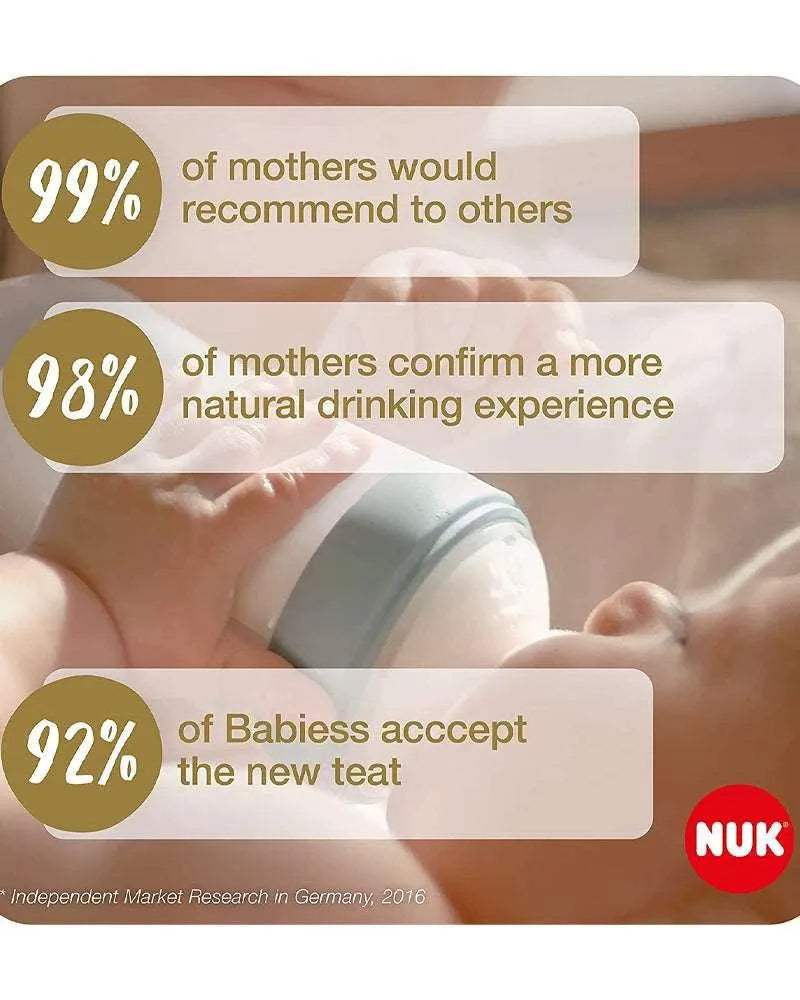 Lot de 2 Tétine Nature Sense 0-6M Taille S - NUK - NUK - Tétines