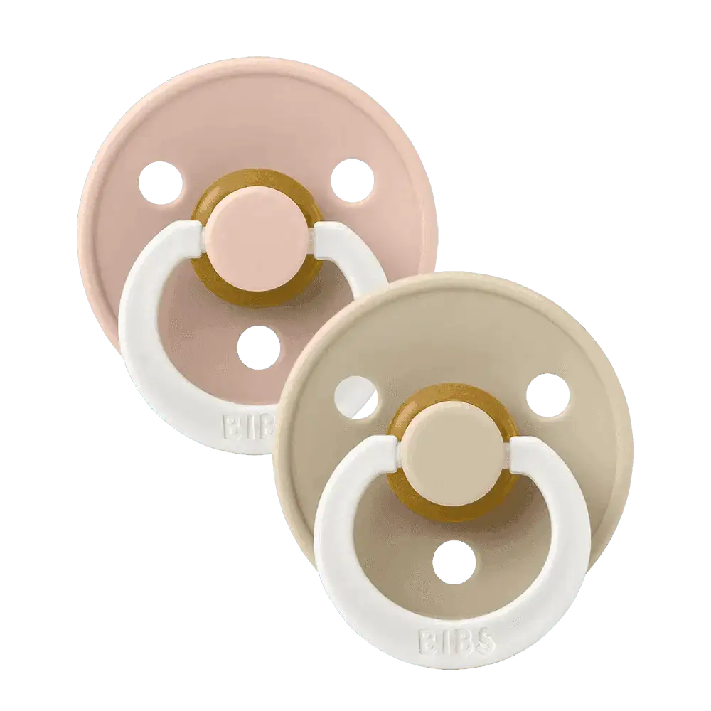 Lot de 2 Sucettes Bibs GLOW - Blush/Vanilla - Bibs - Sucettes - Babyboss.ma