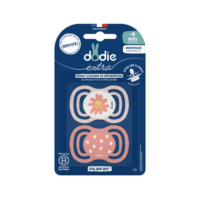 Lot de 2 Sucettes Dodie Anatomiques 6 mois+