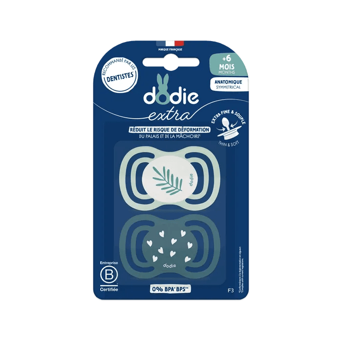 Lot de 2 Sucettes Dodie Anatomiques 6 mois+