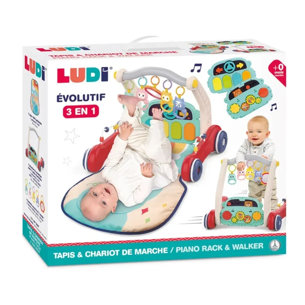 Ludi Activity Mat & Push Walker 0M+