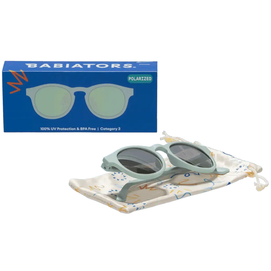 Lunettes de Soleil Babiators | Seafoam Polarized Mirrored Lens - Babiators Sunglasses - Sunglasses pour bébé Maroc -www.babyboss.ma