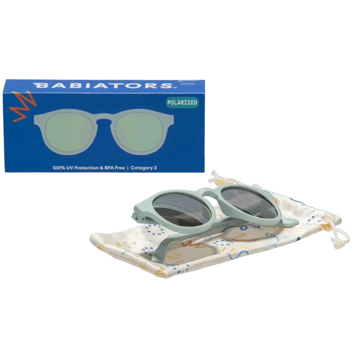 Lunettes de Soleil Babiators | Seafoam Polarized Mirrored Lens - Babiators Sunglasses - Sunglasses pour bébé Maroc -www.babyboss.ma