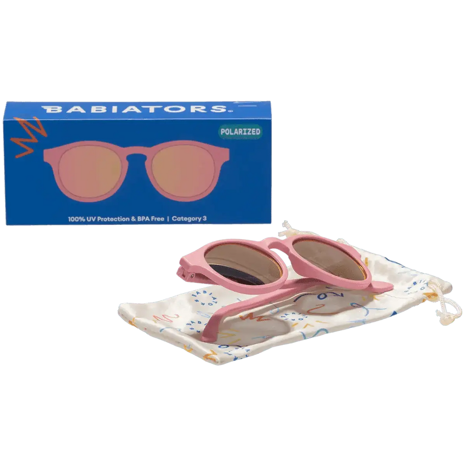 Lunettes de Soleil Babiators - Pink Polarized Mirrored Lens - Babiators Sunglasses - Sunglasses pour bébé Maroc -www.babyboss.ma