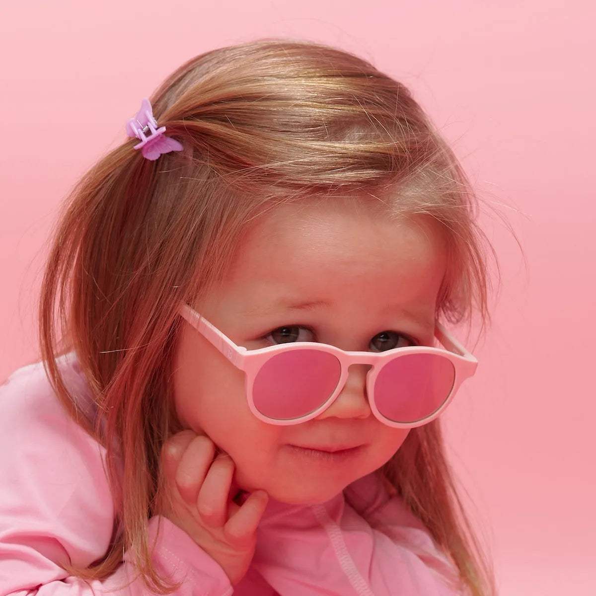 Lunettes de Soleil Babiators - Pink Polarized Mirrored Lens - Babiators Sunglasses - Sunglasses - Babyboss.ma