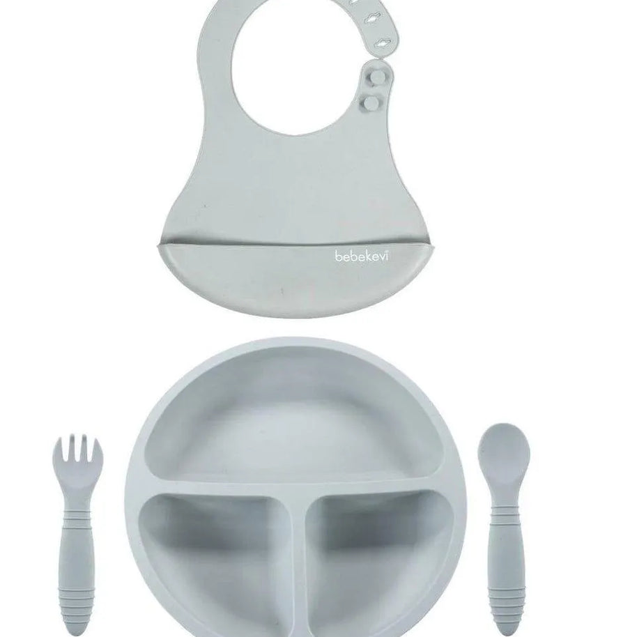 MagicMealtime - Ensemble Silicone Bébé Anti-Chute bebekevi - Babyboss.ma - bebekevi - pour bébé maroc