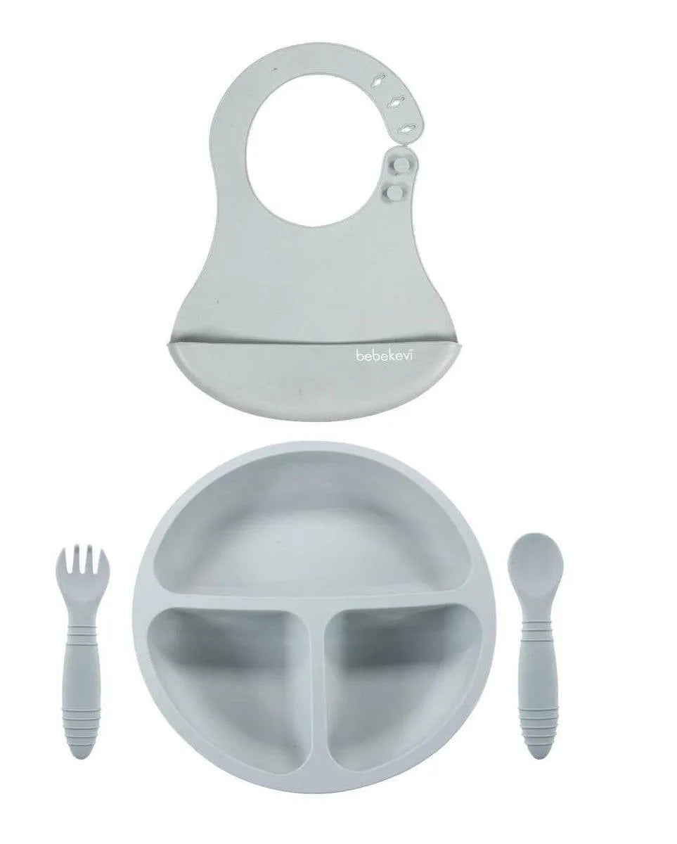 MagicMealtime - Ensemble Silicone Bébé Anti-Chute bebekevi - Babyboss.ma - bebekevi - pour bébé maroc