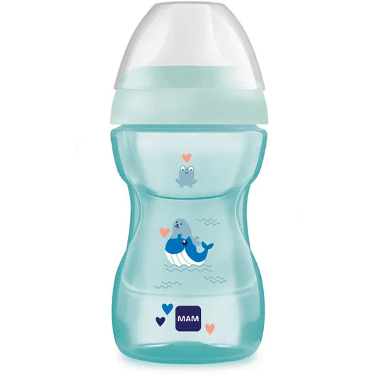 Mam fun to drink cup 270ml bleu 8mois+ - Babyboss.ma - MAM - pour bébé maroc