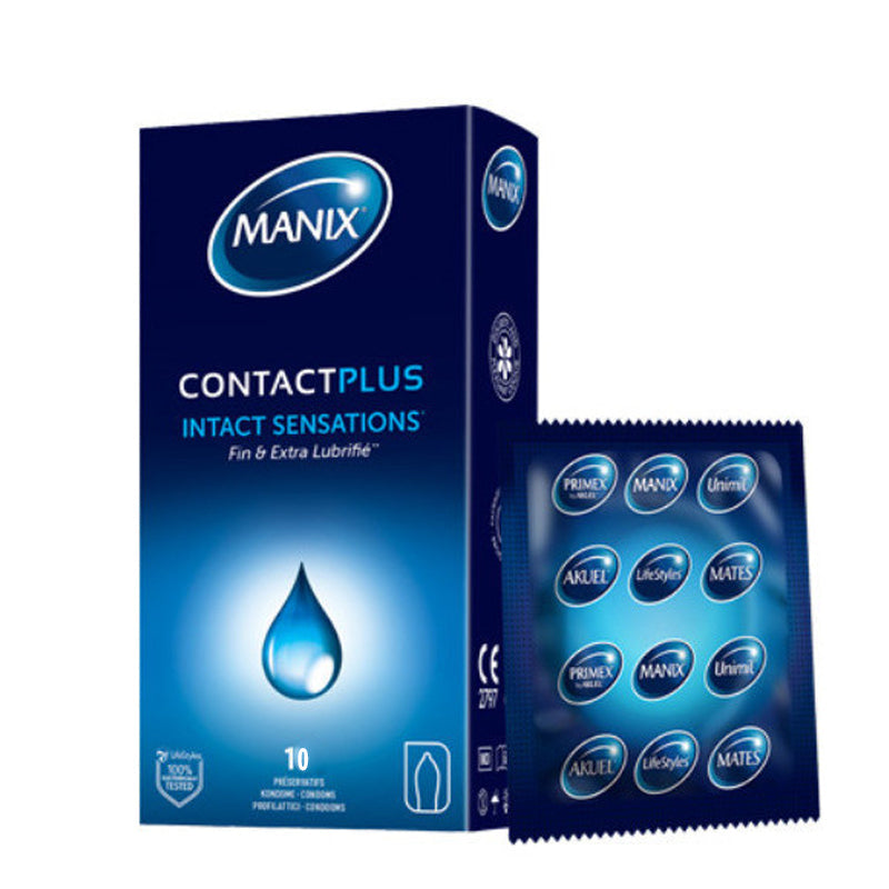Manix Contact Plus Sensations Intactes – Boîte de 10 Préservatifs