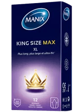 Manix king size max XL 12 pieces