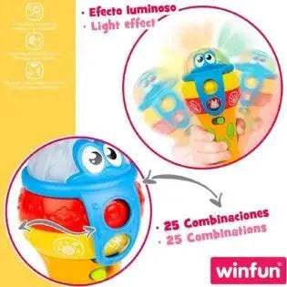 Micro avec son et lumière – Winfun - Winfun - pour bébé Maroc -www.babyboss.ma