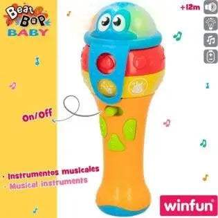 Micro avec son et lumière – Winfun - Winfun - pour bébé Maroc -www.babyboss.ma