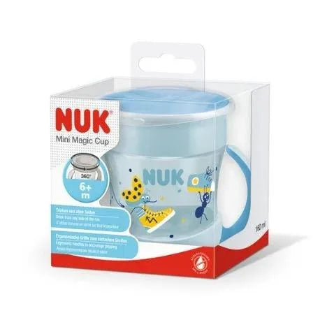 Mini Magic Cup Tasse antifuite NUK Bleu - Babyboss.ma - NUK - pour bébé maroc