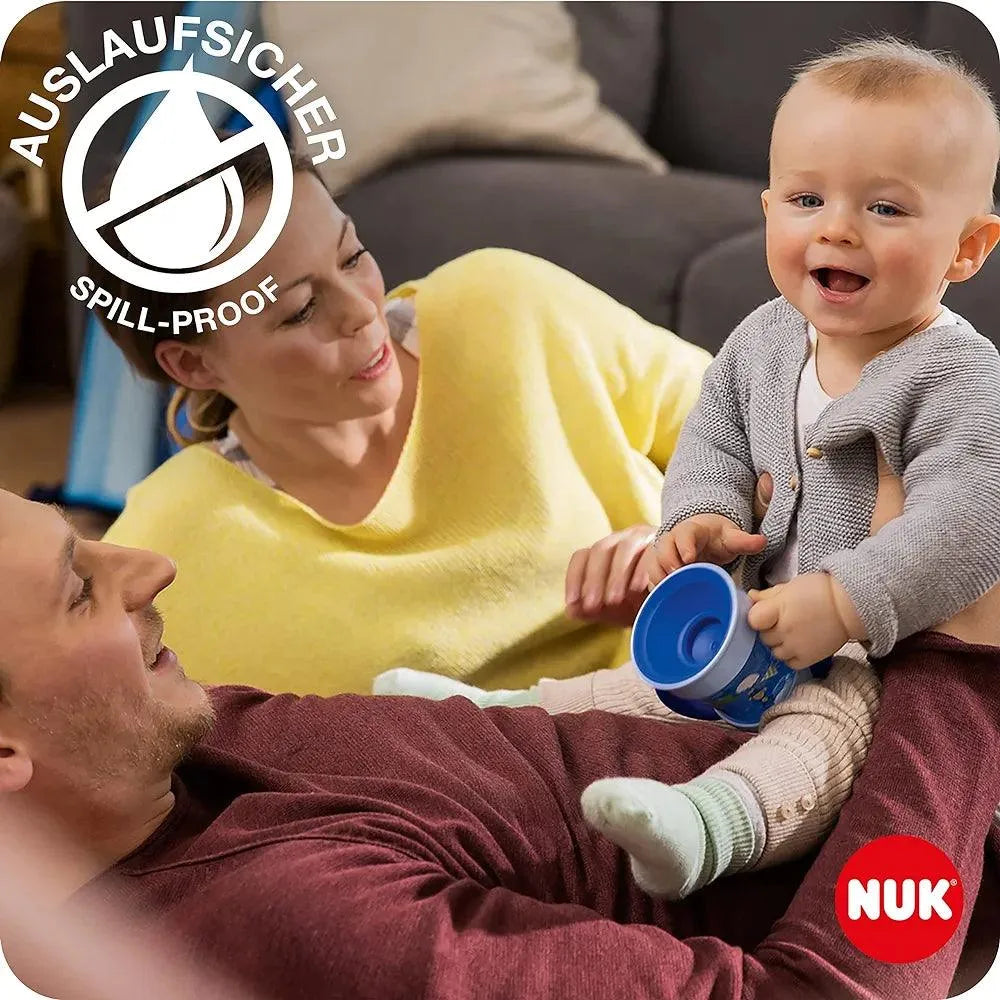 Mini Magic Cup Tasse antifuite NUK Bleu - Babyboss.ma - NUK - pour bébé maroc