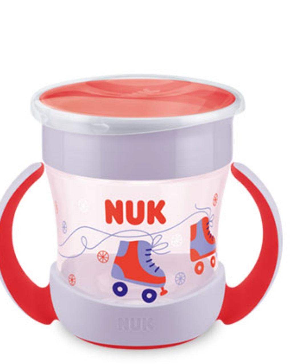 Mini Magic Cup Tasse antifuite NUK rouge - NUK - pour bébé Maroc -www.babyboss.ma