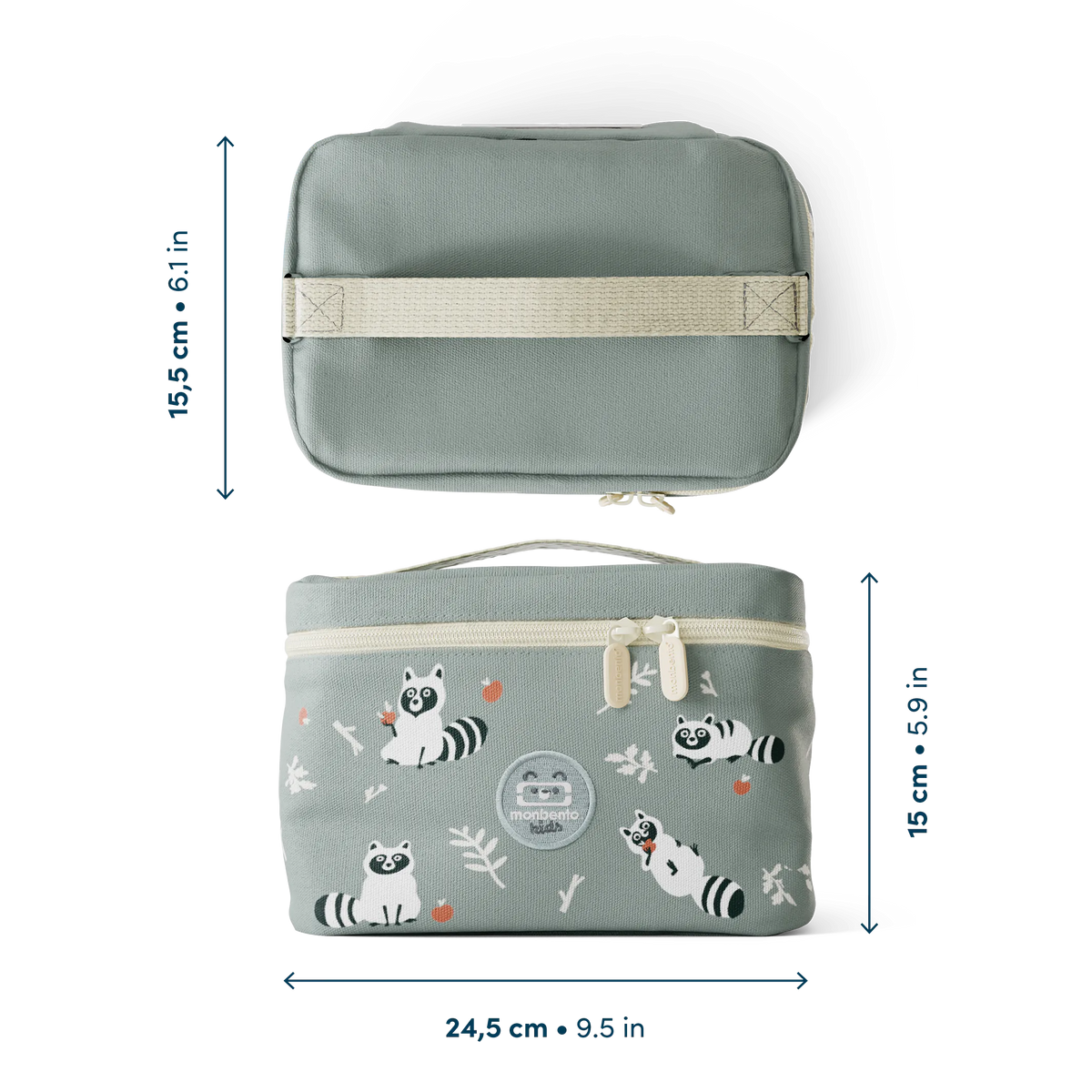 حقيبة معزولة للأطفال من مونبينتو - أخضر