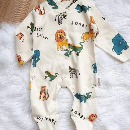 Nayinom Grenouillère pour Bebe biege - Babyboss.ma - pour bébé Maroc -www.babyboss.ma