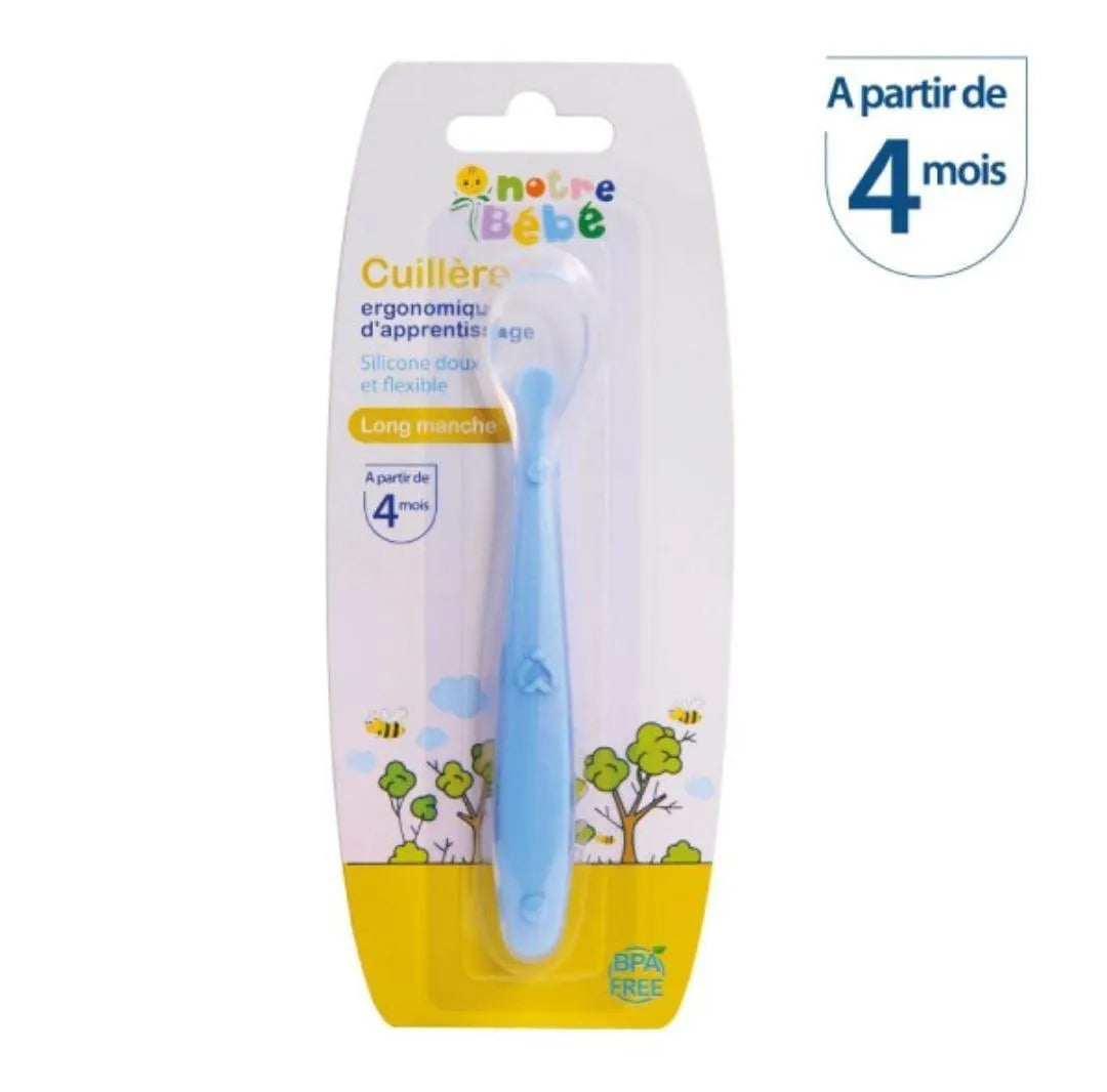 Notre Bebe Cuillere Ergonomique +4m - Babyboss.ma - Notre bébé - pour bébé maroc