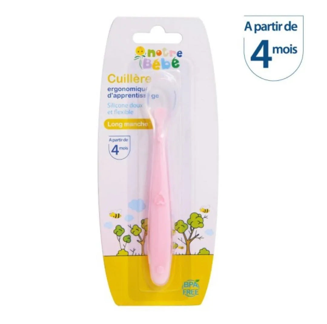 Notre Bebe Cuillere Ergonomique +4m - Babyboss.ma - Notre bébé - pour bébé maroc