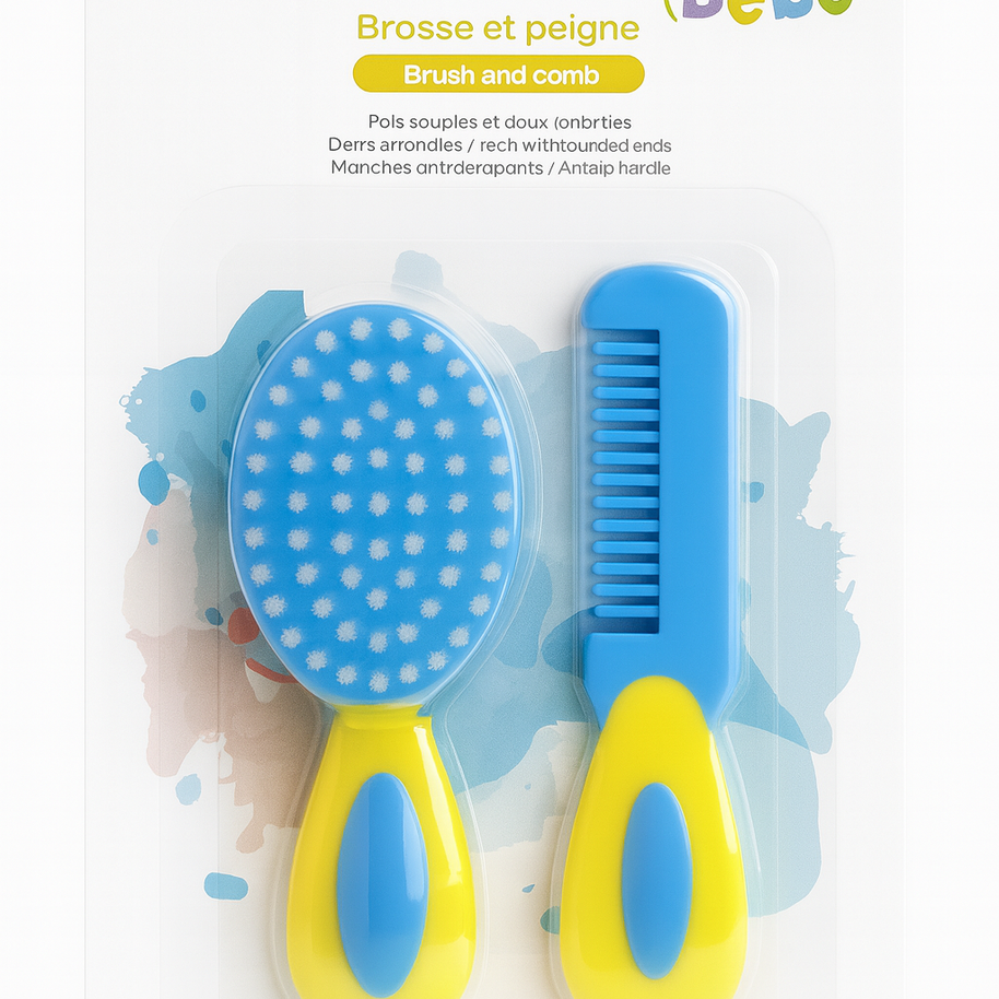 Notre bebe brosse et peigne - Notre bébé - - Babyboss.ma