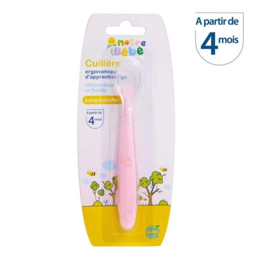 notre-bebe-cuillere-ergonomique-4m-babyboss-ma-notre-bebe-pour-bebe-maroc-2 - Babyboss.ma -bebe-maroc