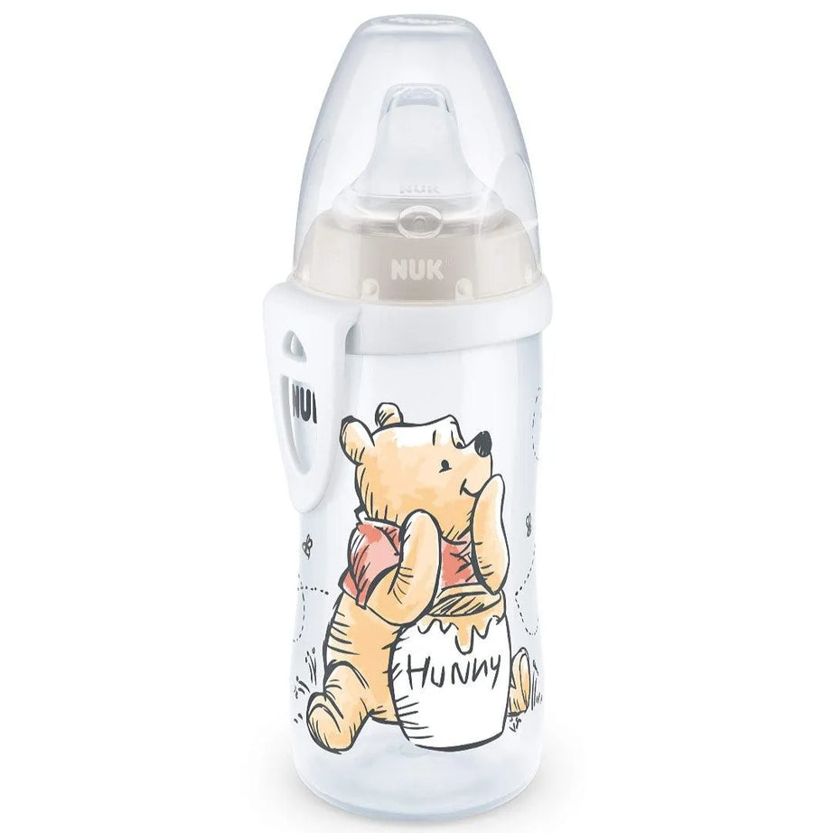 NUK Actice Cup Disney Winnie l'ourson, anti-fuite, 12 mois et plus, 300ml - Babyboss.ma - NUK - pour bébé maroc