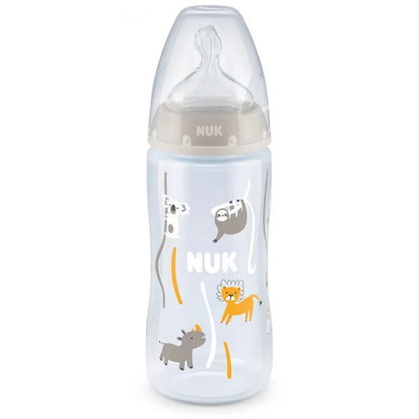 Nuk Biberon first choice 300ml tétine en silicone 0-6 mois - Beige - NUK - pour bébé maroc