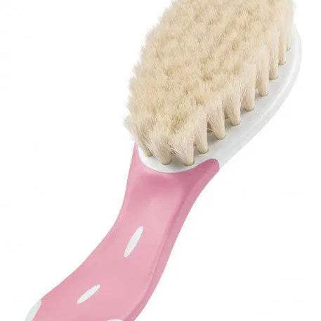 Nuk Brosse Poils Naturel Pour Bébé Rose - NUK - pour bébé Maroc -www.babyboss.ma