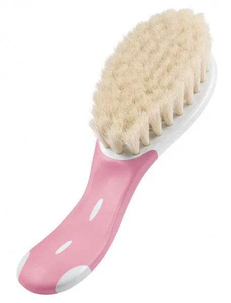 Nuk Brosse Poils Naturel Pour Bébé Rose - NUK - pour bébé Maroc -www.babyboss.ma