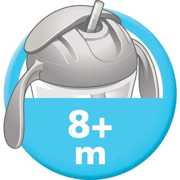 NUK Motion Cup 230ml avec paille souple jaune - NUK - pour bébé Maroc -www.babyboss.ma